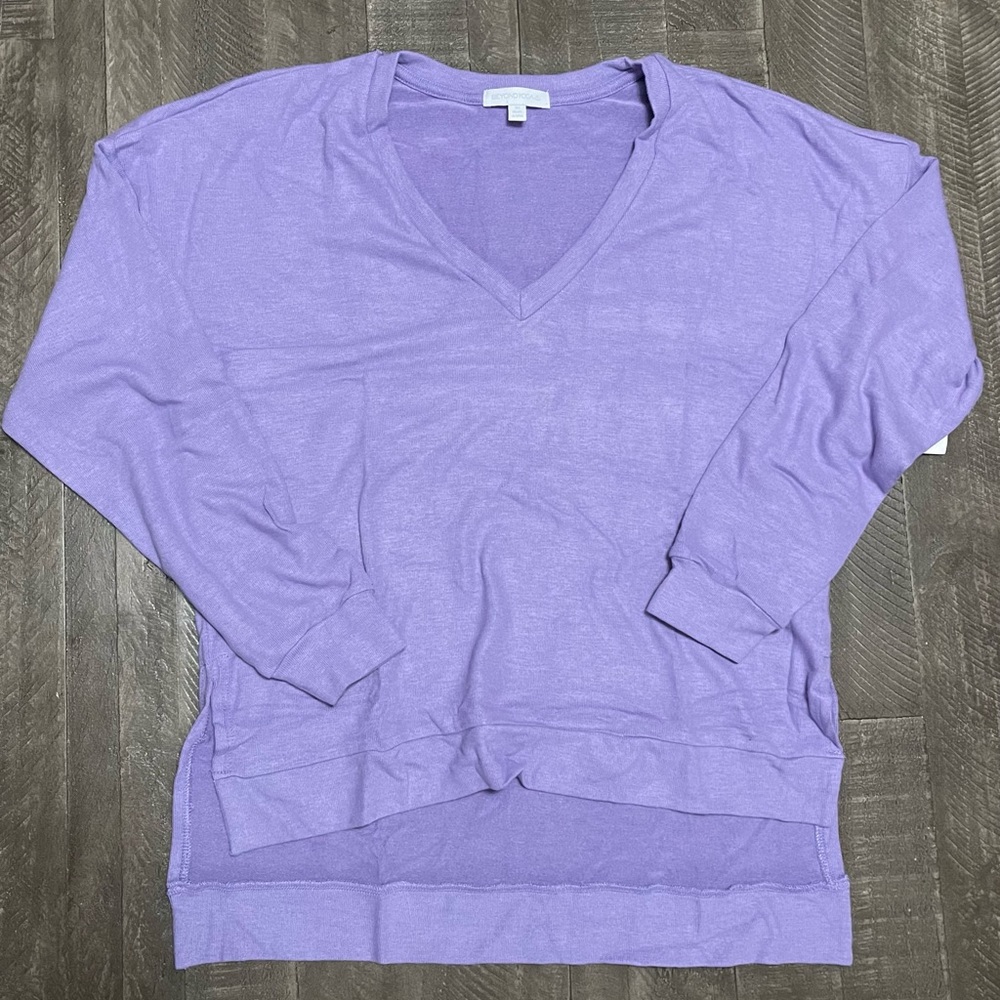 Beyond yoga Long Weekend Lounge Pullover 1